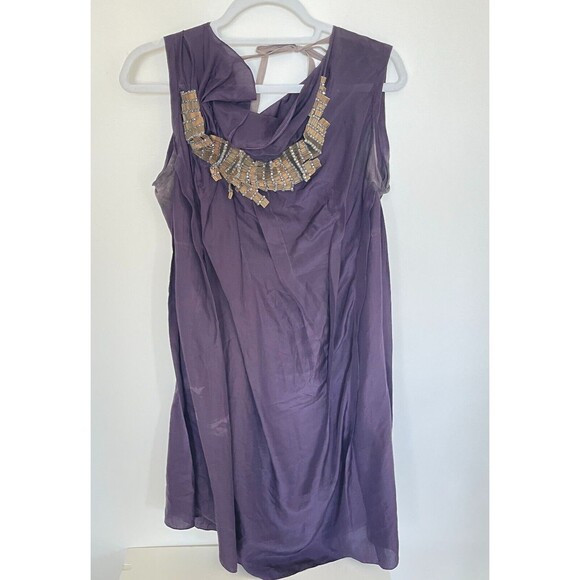 Vera Wang Collection Purple Sleeveless Actual Runway piece therefore no tag - Picture 1 of 3